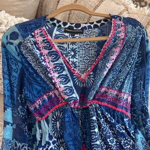 HEMANT & NANDITA Multicolor Patterned Top